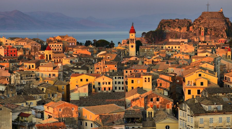 Paleokastritsa, Kanoni and Corfu town